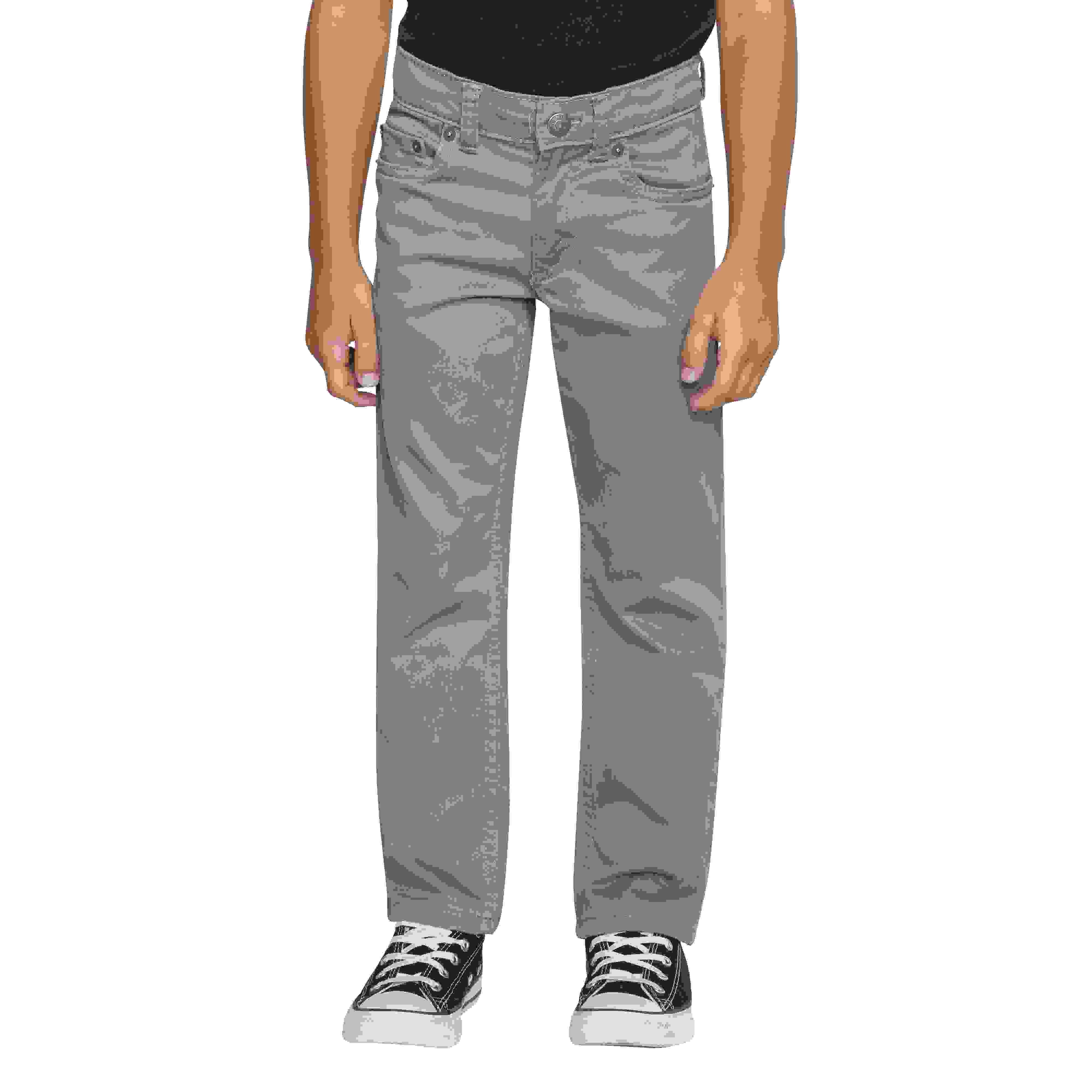 Levi's 511 Slim Fit Soft Brushed Little Boys' Grey Sueded Pants